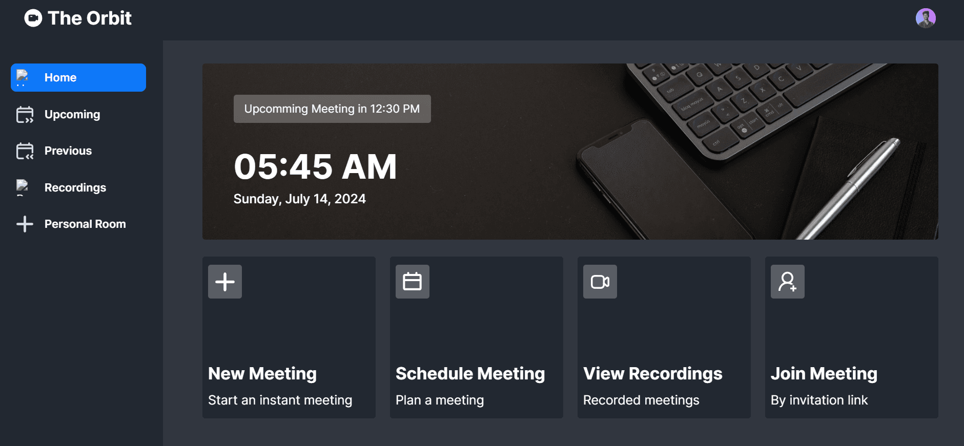 Live Meeting Application preview